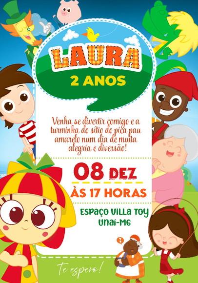 Convite Virtual - Sítio do Pica Pau Amarelo 03