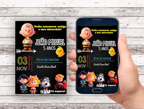 Convite Virtual - Snoopy 03