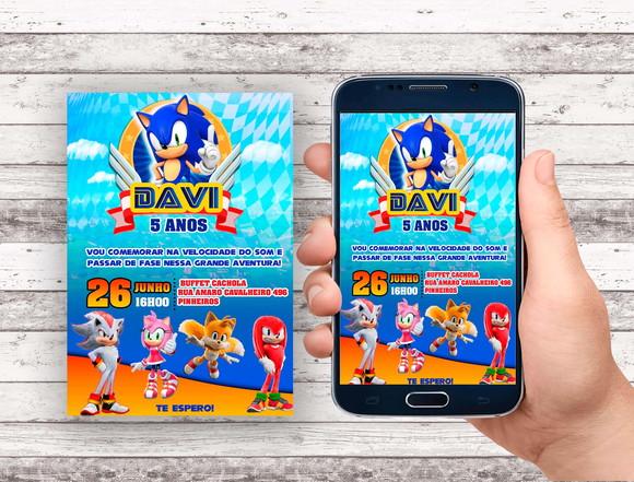 Convite Virtual - Sonic 04