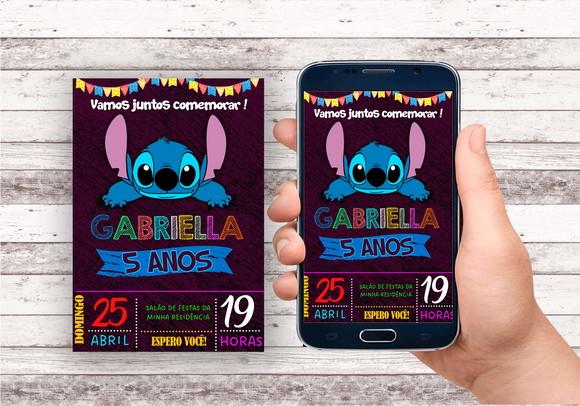 Convite Virtual - Stitch 05