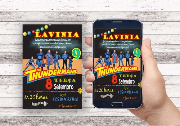 Convite Virtual - Thundermans