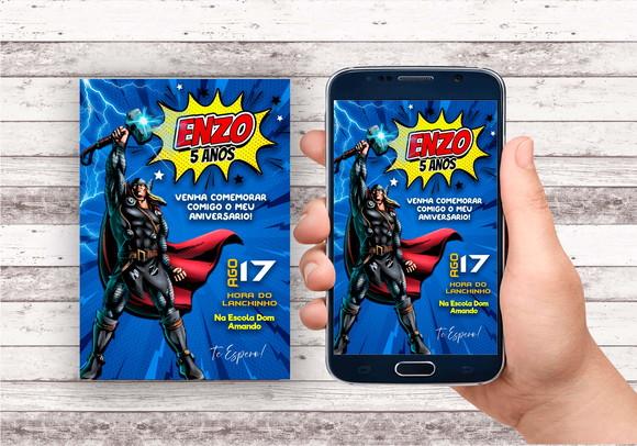 Convite Virtual - Thor