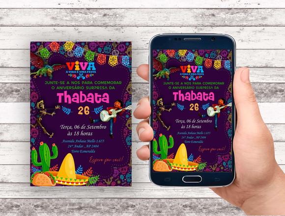 Convite Virtual - Viva a Vida É Uma Festa