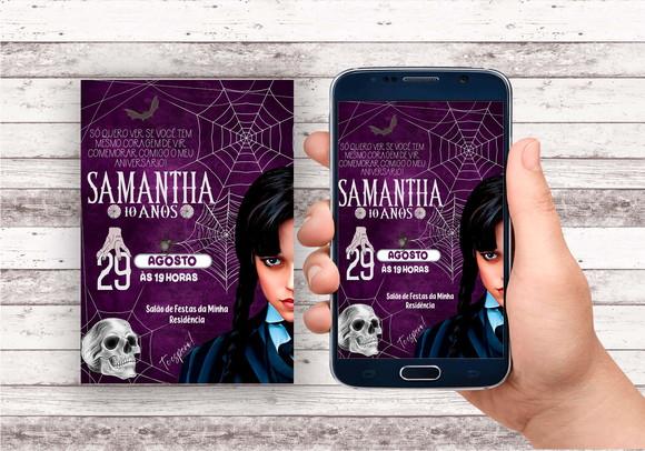 Convite Virtual - Wandinha 05
