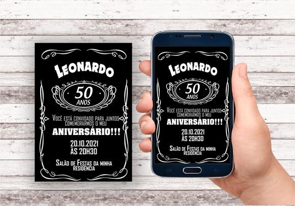 Convite Virtual - Whisky