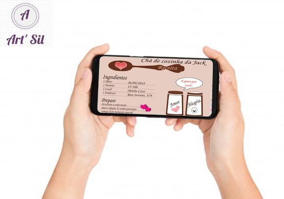 Convite Virtual Chá de Cozinha