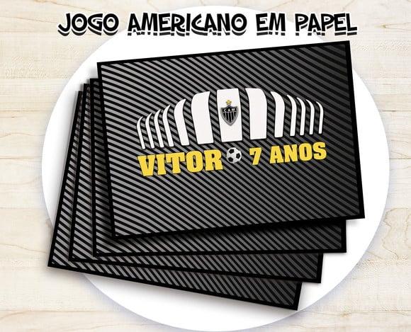 Jogo Americano - Atletico Mg (papel)