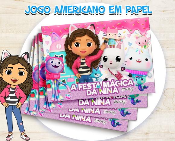 Jogo Americano - a Casa Mágica da Gabby (papel)