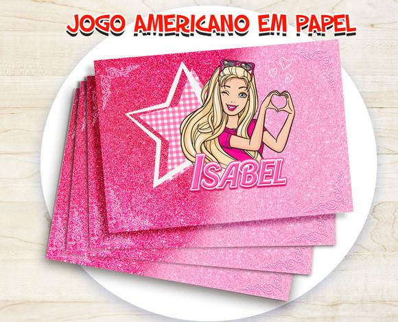 Jogo Americano - Barbie 03 (papel)