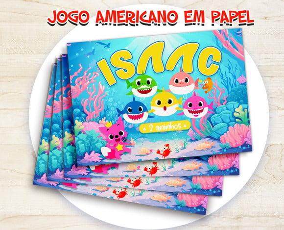 Jogo Americano - Baby Shark (papel)