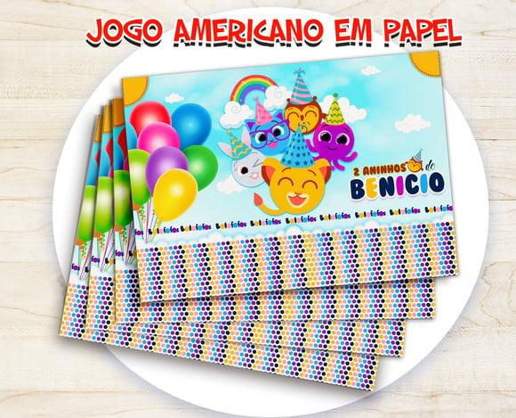 Jogo Americano - Bolofofos (papel)