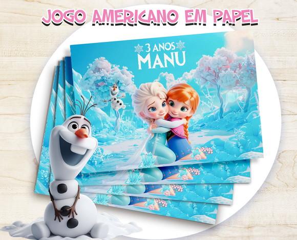 Jogo Americano - Frozen Baby (papel)