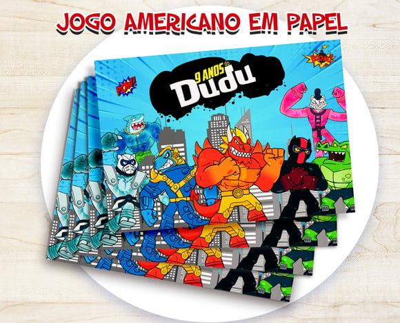 Jogo Americano - Goo Jit Zu (papel)