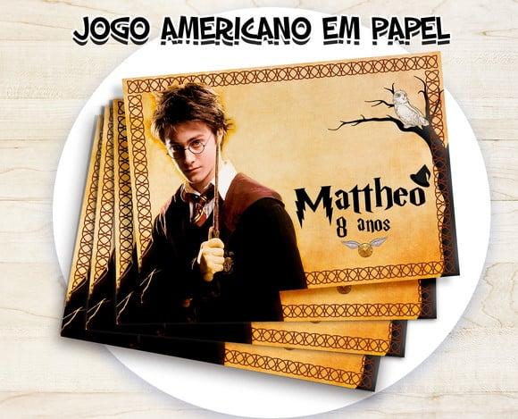 Jogo Americano - Harry Potter 02 (papel)