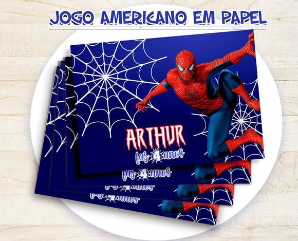 Jogo Americano - Homem Aranha (papel)