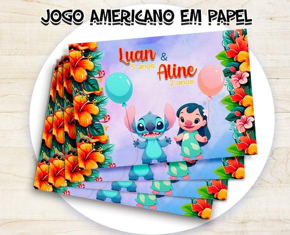 Jogo Americano - Lilo e Stitch (papel)