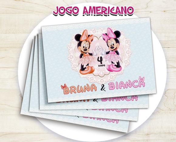 Jogo Americano - Minnie Gemeas (papel)