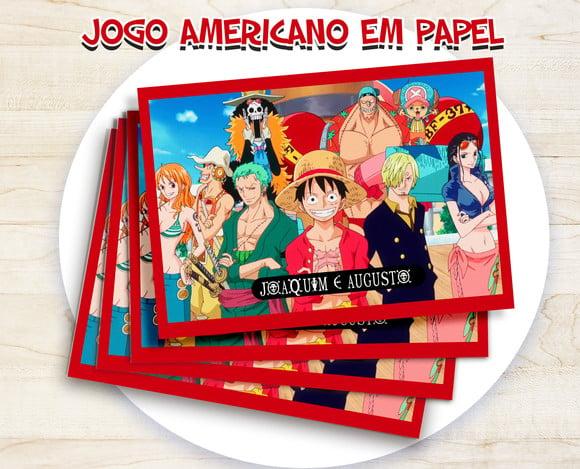 Jogo Americano - One Piece 02 (papel)