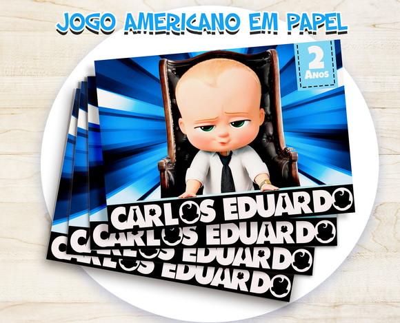 Jogo Americano - Poderoso Chefinho (papel)