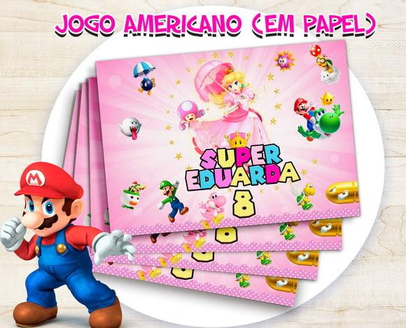 Jogo Americano - Princesa Peach (papel)