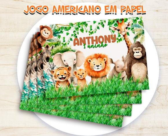 Jogo Americano - Safari Feliz (papel)