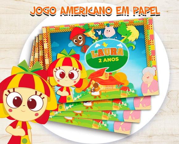 Jogo Americano - Sitio do Pica Pau Amarelo (papel)