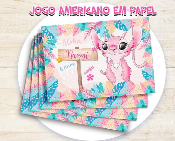 Jogo Americano - Stitch Angel 03 (papel)