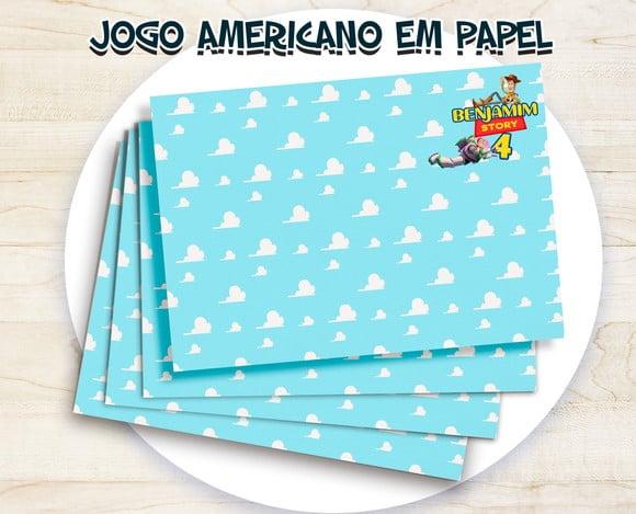 Jogo Americano - Toy Story 02 (papel)