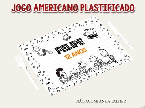 Jogo Americano Plastificado - Diario de Um Banana