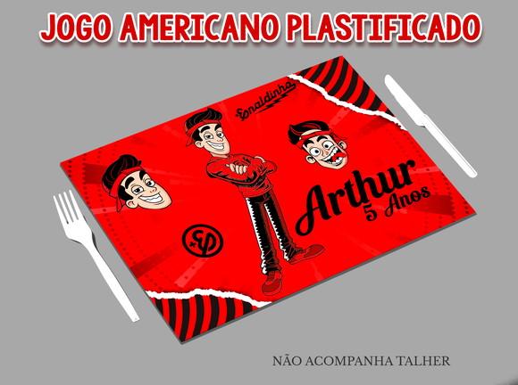 Jogo Americano Plastificado - Enaldinho