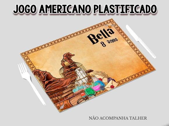 Jogo Americano Plastificado - Harry Potter