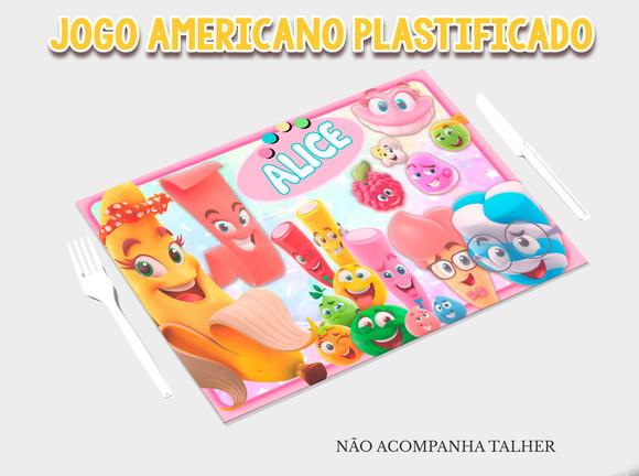 Jogo Americano Plastificado - Fini Menina