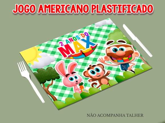 Jogo Americano Plastificado - José Comilao