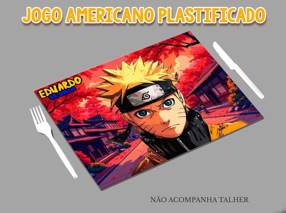 Jogo Americano Plastificado - Naruto