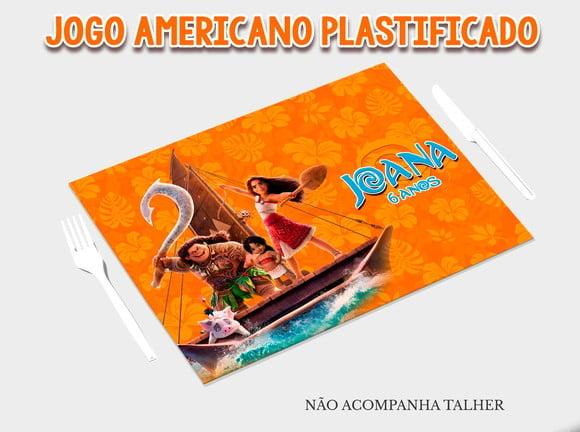 Jogo Americano Plastificado - Moana 3