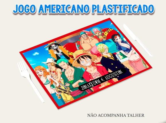 Jogo Americano Plastificado - One Piece 02