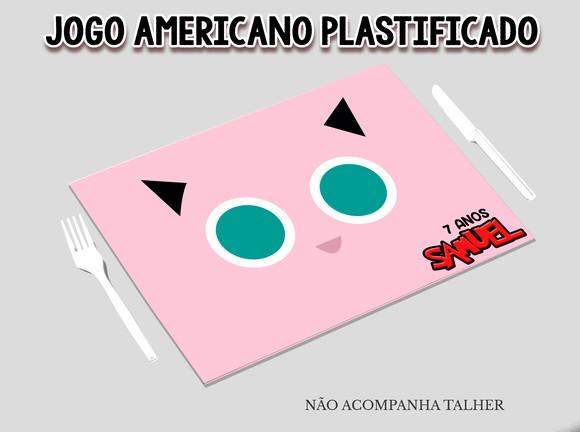 Jogo Americano Plastificado - Pokemon Jigglypuff