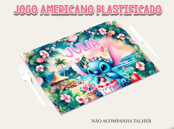 Jogo Americano Plastificado - Stitch 03