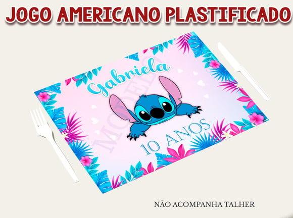 Jogo Americano Plastificado - Stitch 02