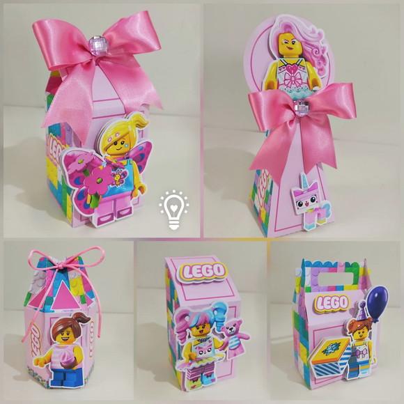 Kit Pegue e Monte - Lego Menina ( 30 Unidades)
