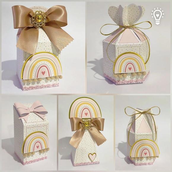 Kit Personalizados Luxo - Arco Iris Boho ( 25 Unidades)