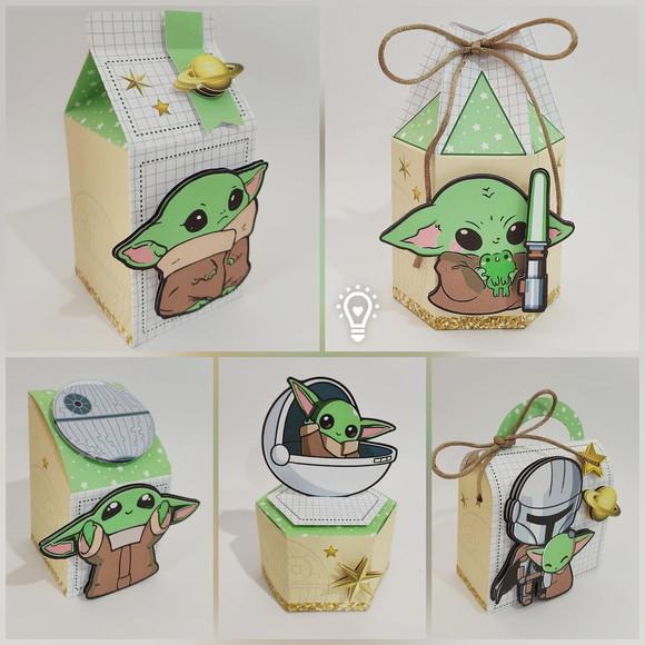 Kit Personalizados Luxo - Baby Yoda (25 Unidades)
