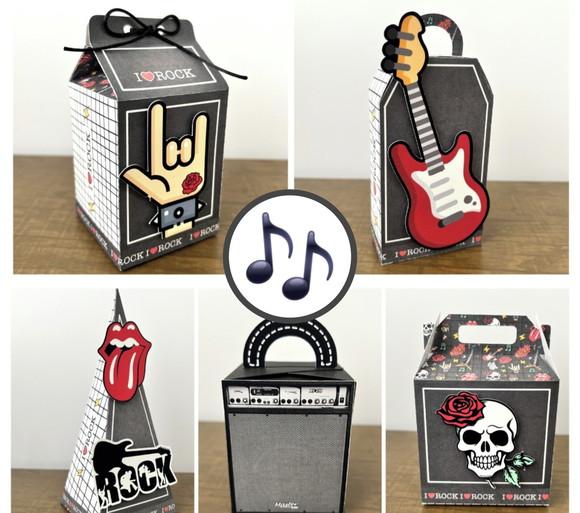 Kit Personalizados Luxo - Rock (30 Unidades)