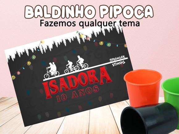 Lembrancinha - Balde de Pipoca 1l - Stranger Things