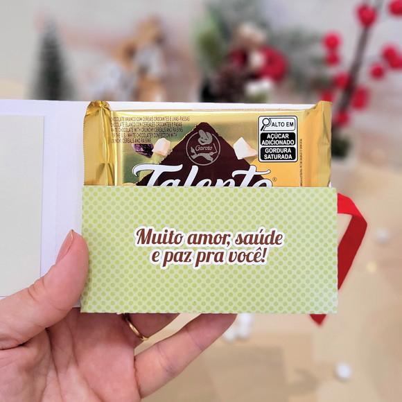 Lembrancinha - Caixinha Mini Talento - Natal