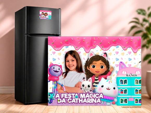 Lembrancinha - Foto Imã Geladeira - Casa Magica da Gabby