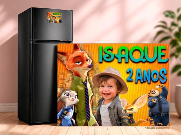 Lembrancinha - Foto Imã Geladeira - Zootopia
