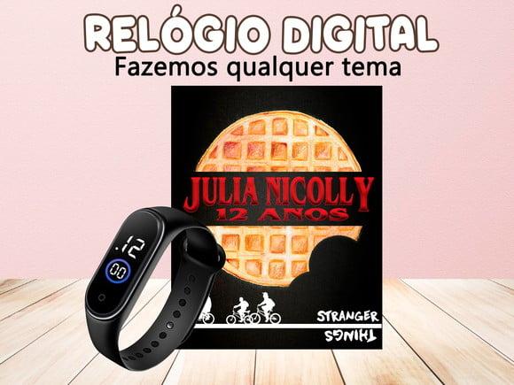 Lembrancinha - Relogio Digital - Stranger Things
