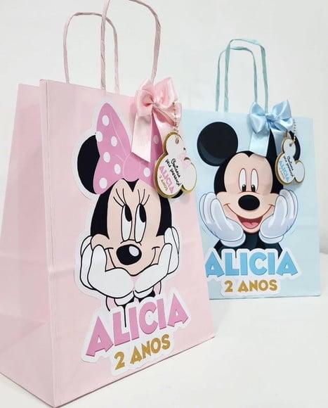Lembrancinha - Sacolinha - Minnie/ Mickey