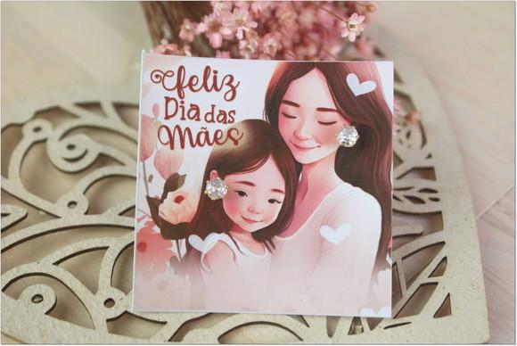 Lembrancinha Dia das Mães - Tag para Brinco